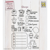 Nellie Snellen Clear Stamps To-do's & More (NSCS015) (OUTLET)