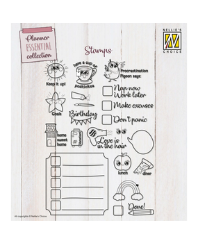 Nellie Snellen Clear Stamps To-do's & More (NSCS015) (OUTLET)