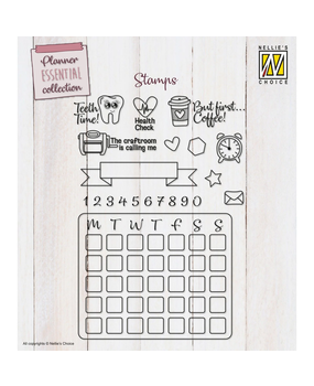 Nellie Snellen Clear Stamps Plan It (NSCS016) (OUTLET)