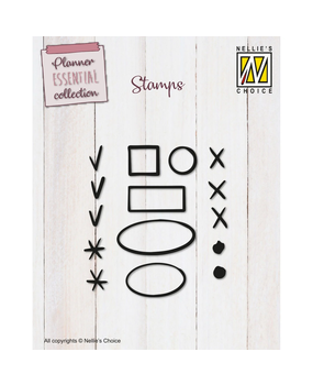 Nellie Snellen Clear Stamps Checkpoints 2 (NSCS012) (OUTLET)