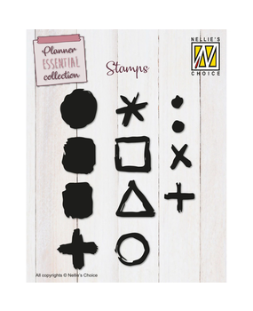 Nellie Snellen Clear Stamps Checkpoints (NSCS011) (OUTLET)