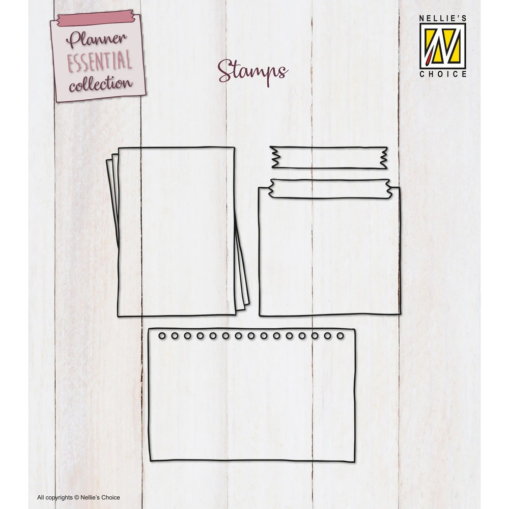 Nellie Snellen Clear Stamp Planner Essential Checklists (NSCS010) (OUTLET) Nellie Snellen Clear Stamp Planner Essential Checklists (NSCS010) (OUTLET)