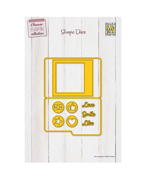 Nellie Snellen Shape Die Planner Essential Polaroid & Archives (SD319) (DISCONTINUED)