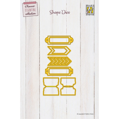 Nellie Snellen Shape Die Planner Essential Tabs & Labels (SD315) (OUTLET) Nellie Snellen Shape Die Planner Essential Tabs & Labels (SD315) (OUTLET)