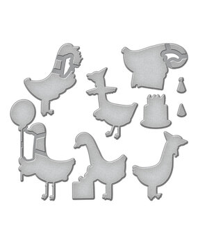 Spellbinders Silly Goose Etched Dies (S6-239) (OUTLET)