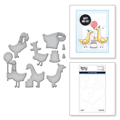 Spellbinders Silly Goose Etched Dies (S6-239) (OUTLET)