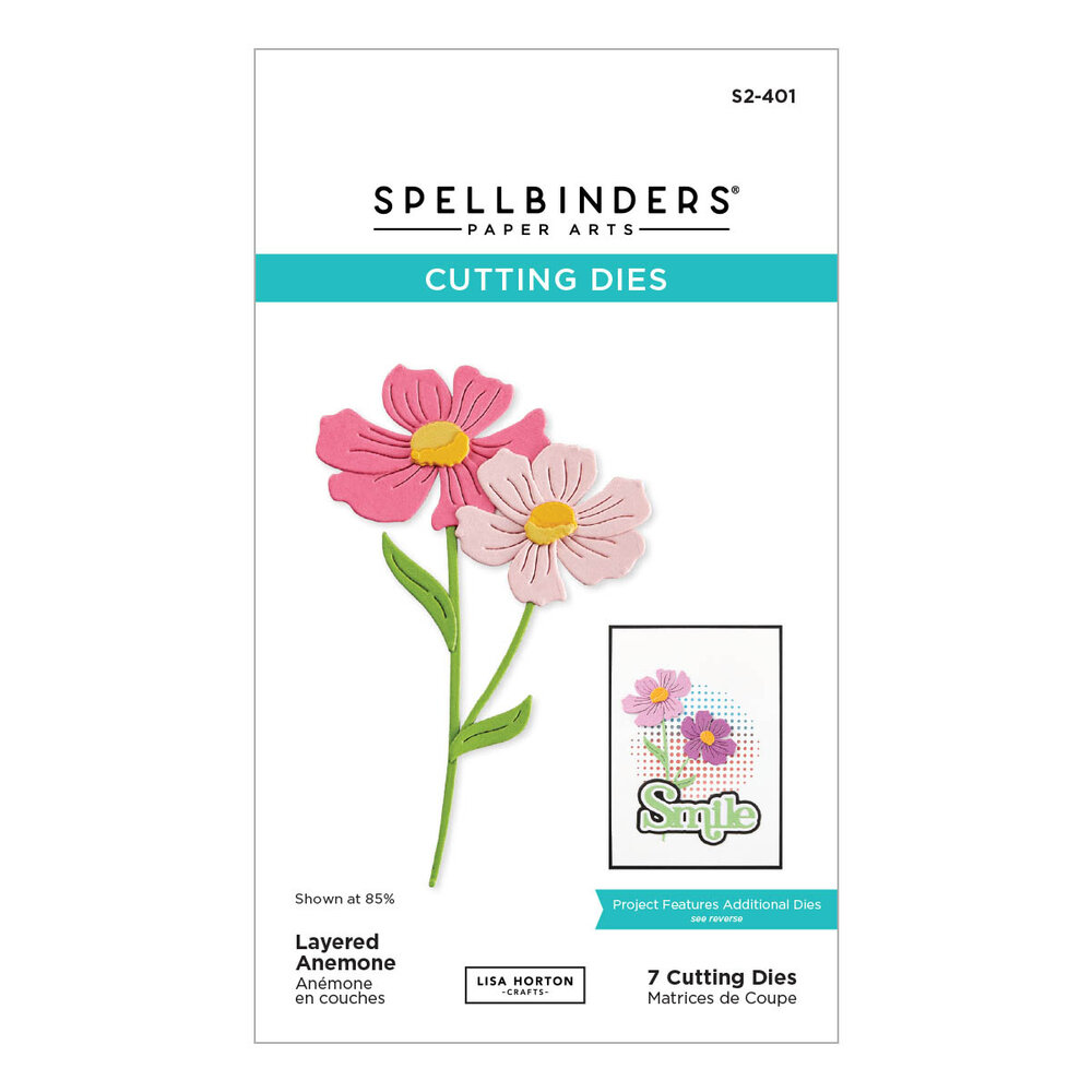 Spellbinders Layered Anemone Etched Dies (S2-401) Spellbinders Layered Anemone Etched Dies (S2-401)