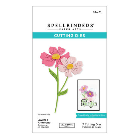 Spellbinders Layered Anemone Etched Dies (S2-401) Spellbinders Layered Anemone Etched Dies (S2-401)
