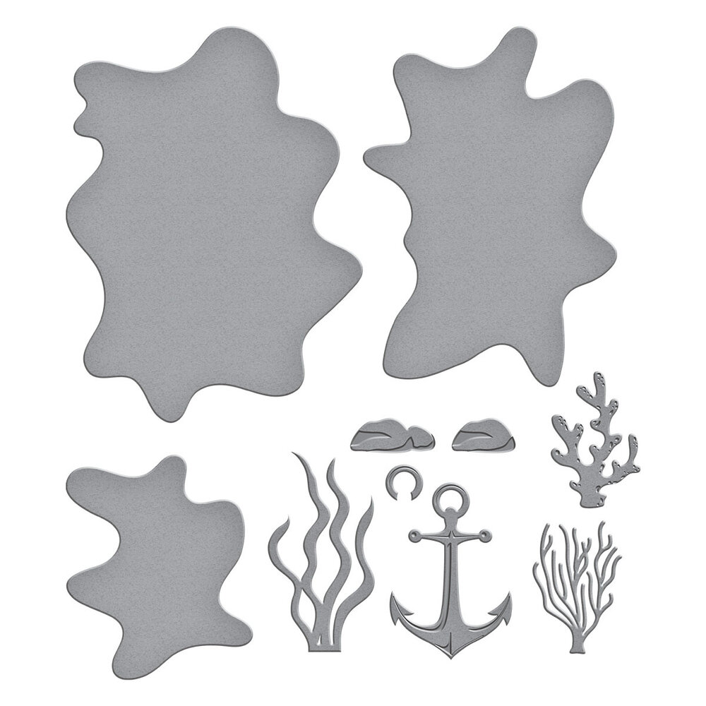 Spellbinders Underwater Tunnel Etched Dies (S6-235) Spellbinders Underwater Tunnel Etched Dies (S6-235)