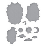 Spellbinders Tunnel Clouds Etched Dies (S6-233)