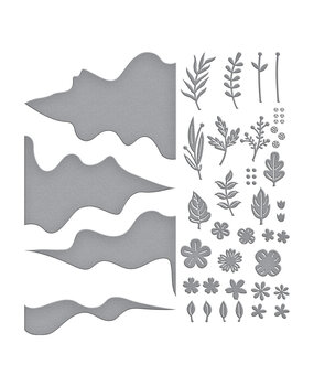 Spellbinders Rainbow Slice Tunnel Etched Dies (S6-236)