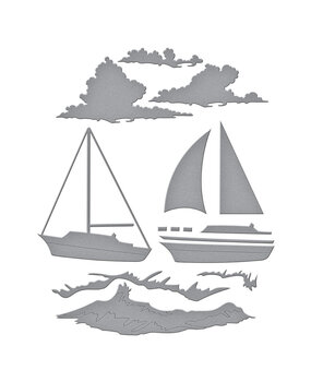 Spellbinders Set Sail Etched Dies (S5-633)