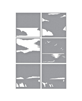 Spellbinders Uncharted Waters Stencil (STN-088)