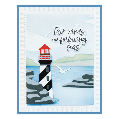 Spellbinders Uncharted Waters Stencil (STN-088) Spellbinders Uncharted Waters Stencil (STN-088)