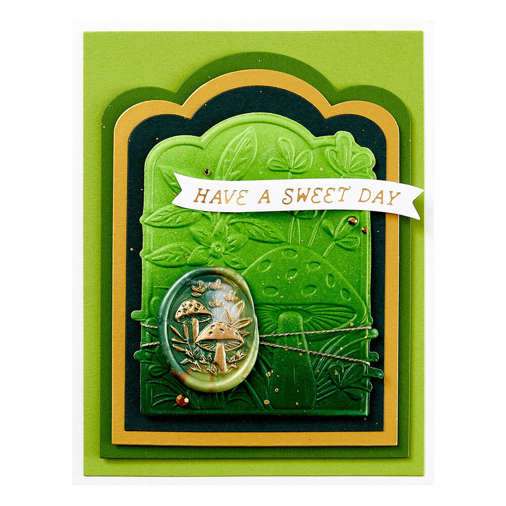 Spellbinders Forest Mushrooms 3D Wax Seal Stamp (WS3D-001)