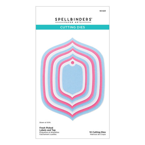 Spellbinders Fresh Picked Labels and Tag Etched Dies (S5-623)