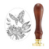 Peony Butterfly 3D Wax Seal Stamp (WS3D-003) Peony Butterfly 3D Wax Seal Stamp (WS3D-003)