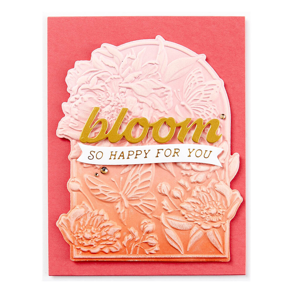 Spellbinders Floral For You 3D Emboss & Cut Folder (E3D-082) Spellbinders Floral For You 3D Emboss & Cut Folder (E3D-082)