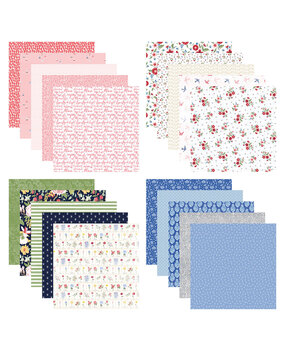 Spellbinders Bayfair 12x12 Inch Designer Paper Pack (168477)