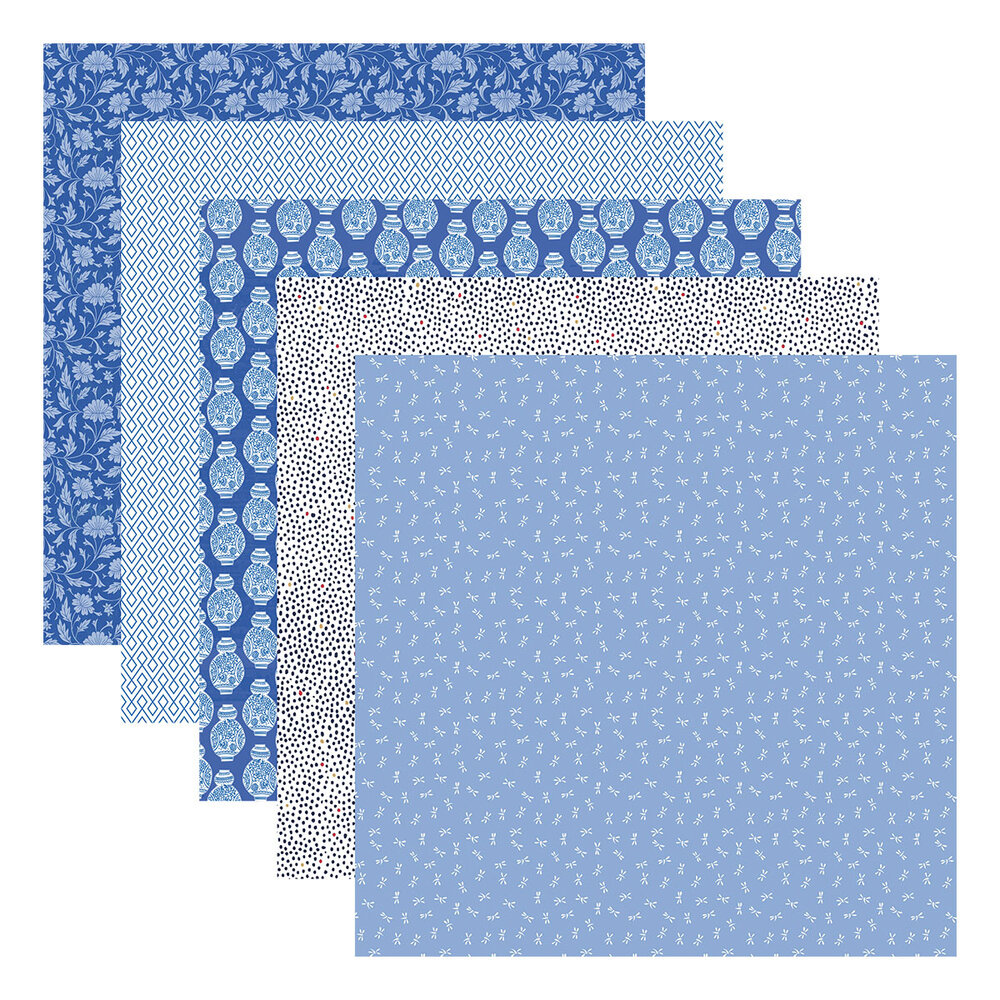 Spellbinders Bayfair 12x12 Inch Designer Paper Pack (168477) Spellbinders Bayfair 12x12 Inch Designer Paper Pack (168477)