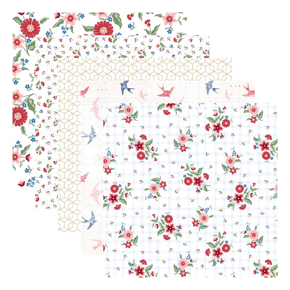 Spellbinders Bayfair 6x6 Inch Designer Paper Pad (168476) Spellbinders Bayfair 6x6 Inch Designer Paper Pad (168476)
