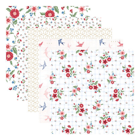 Spellbinders Bayfair 6x6 Inch Designer Paper Pad (168476) Spellbinders Bayfair 6x6 Inch Designer Paper Pad (168476)