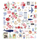 Spellbinders Bayfair Cardstock Die-cut Ephemera (168478) (DISCONTINUED)