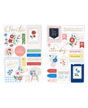 Spellbinders Bayfair Chipboard Embellishments (168481) (DISCONTINUED)