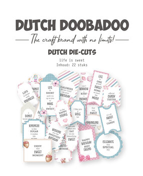 Dutch Doobadoo Life is Sweet 2 Dutch Die-Cuts (22pcs) (474.007.039)
