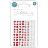 Craft Consortium Adhesive Enamel Hearts (CEADOT001)