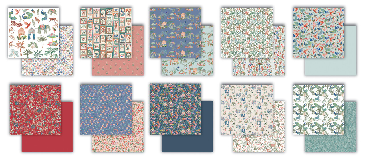 Craft Consortium Palace Garden 12x12 Inch Paper Pad (CCDPAD003) Craft Consortium Palace Garden 12x12 Inch Paper Pad (CCDPAD003)