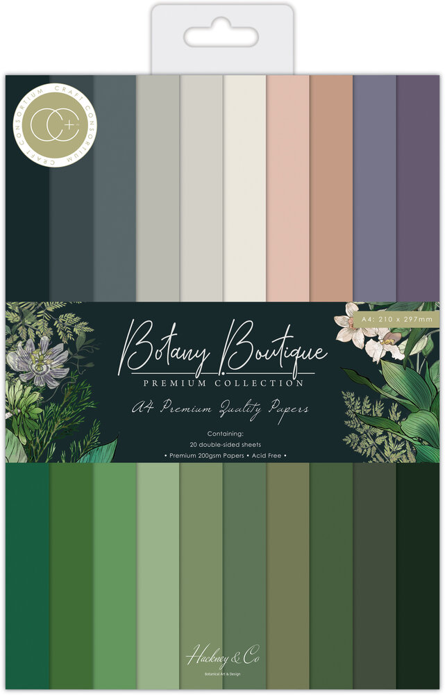 Craft Consortium Botany Boutique A4 Paper Pad (CCPPAD045C)