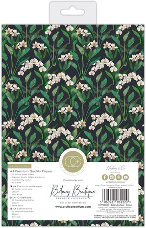 Craft Consortium Botany Boutique A4 Paper Pad (CCPPAD045C) Craft Consortium Botany Boutique A4 Paper Pad (CCPPAD045C)