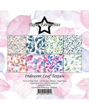 Paper Favourites Iridescent Leaf Texture 6x6 Inch Paper Pack (PF293) (DISCONTINUED)