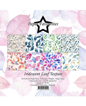 Paper Favourites Iridescent Leaf Texture 12x12 Inch Paper Pack (PF493) (DISCONTINUED)