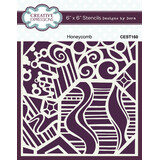 Creative Expressions Designs by Dora 6x6 Inch Stencil Honeycomb (CEST160) (OUTLET)