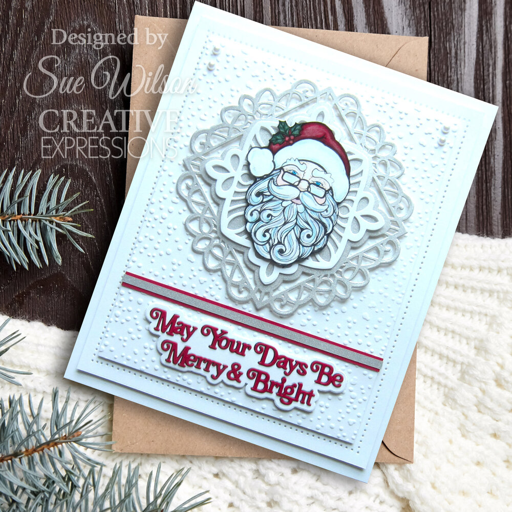 Creative Expressions Sue Wilson A5 Clear Stamp Santa (CEC1102) (OUTLET) Creative Expressions Sue Wilson A5 Clear Stamp Santa (CEC1102) (OUTLET)