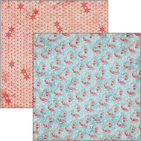 Ciao Bella Land of the Rising Sun 8x8 Inch Paper Pad (12pcs) (CBH076) Ciao Bella Land of the Rising Sun 8x8 Inch Paper Pad (12pcs) (CBH076)