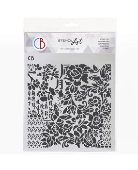 Ciao Bella Land of the Rising Sun 8x8 Inch Texture Stencil Harmonious Flowering (MS8-058) Ciao Bella Land of the Rising Sun 8x8 Inch Texture Stencil Harmonious Flowering (MS8-058)