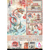 Ciao Bella Land of the Rising Sun A4 Creative Pad (9pcs) (CBCL076)