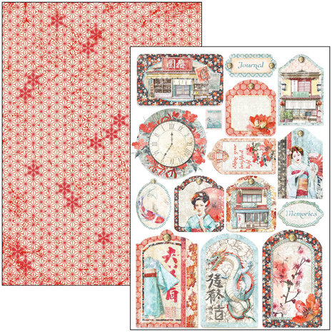 Ciao Bella Land of the Rising Sun A4 Creative Pad (9pcs) (CBCL076) Ciao Bella Land of the Rising Sun A4 Creative Pad (9pcs) (CBCL076)