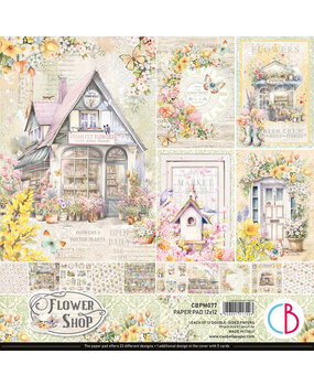 Ciao Bella Flower Shop 12x12 Inch Paper Pad (12pcs) (CBPM077) Ciao Bella Flower Shop 12x12 Inch Paper Pad (12pcs) (CBPM077)