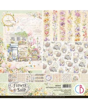 Ciao Bella Flower Shop 12x12 Inch Patterns Pad (8pcs) (CBT077) Ciao Bella Flower Shop 12x12 Inch Patterns Pad (8pcs) (CBT077)