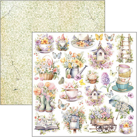 Ciao Bella Flower Shop 12x12 Inch Patterns Pad (8pcs) (CBT077) Ciao Bella Flower Shop 12x12 Inch Patterns Pad (8pcs) (CBT077)