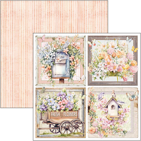 Ciao Bella Flower Shop 12x12 Inch Patterns Pad (8pcs) (CBT077) Ciao Bella Flower Shop 12x12 Inch Patterns Pad (8pcs) (CBT077)
