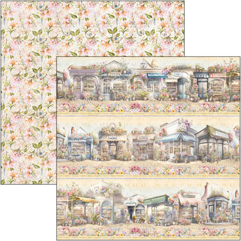 Ciao Bella Flower Shop 12x12 Inch Patterns Pad (8pcs) (CBT077) Ciao Bella Flower Shop 12x12 Inch Patterns Pad (8pcs) (CBT077)