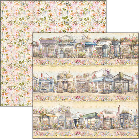 Ciao Bella Flower Shop 12x12 Inch Patterns Pad (8pcs) (CBT077) Ciao Bella Flower Shop 12x12 Inch Patterns Pad (8pcs) (CBT077)