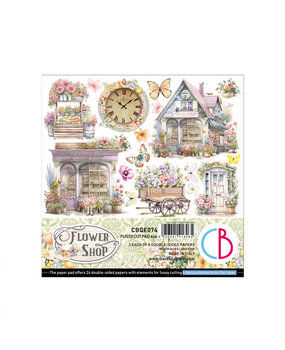 Ciao Bella Flower Shop 6x6 Inch Fussy Cut Pad (24pcs) (CBQE077) Ciao Bella Flower Shop 6x6 Inch Fussy Cut Pad (24pcs) (CBQE077)