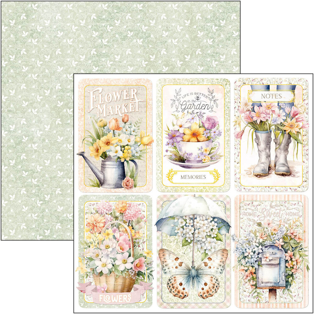 Ciao Bella Flower Shop 8x8 Inch Paper Pad (12pcs) (CBH077) Ciao Bella Flower Shop 8x8 Inch Paper Pad (12pcs) (CBH077)