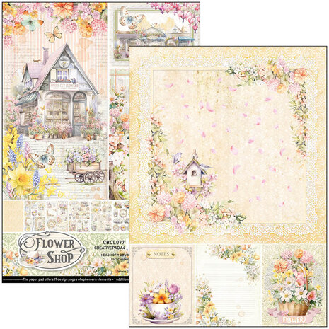 Ciao Bella Flower Shop A4 Creative Pad (9pcs) (CBCL077)